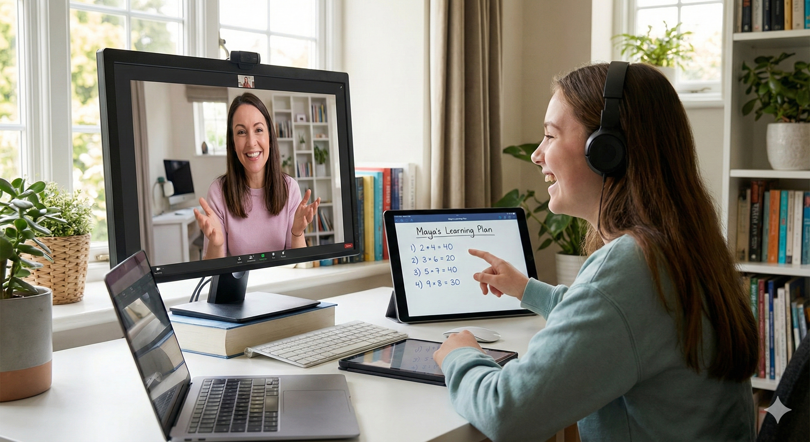 Online learning session